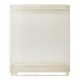 Commode minimaliste des années 1980, en verre acrylique, pièce unique.