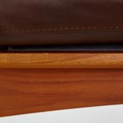 Danish leather sofa set by Arne Wahl Iversen for Komfort