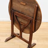 Vintage winemaker table