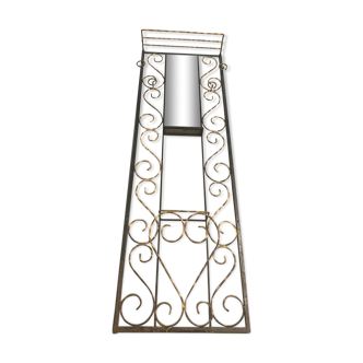 Wrought iron coat holder