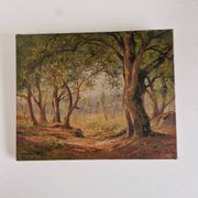 Old 19th century painting signed Jean Dufau