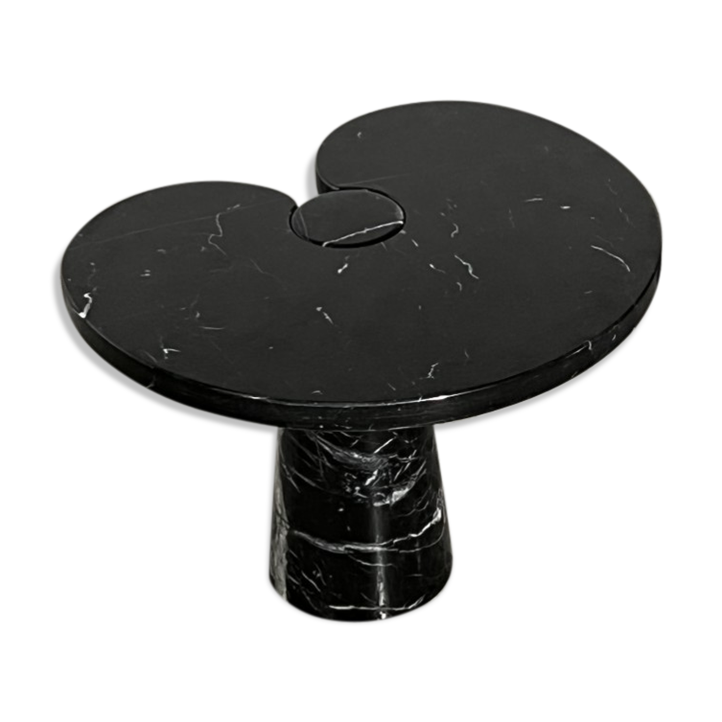 Side table series "Eros" in Marble by Angelo Mangiarotti for Skipper, contemporary edition