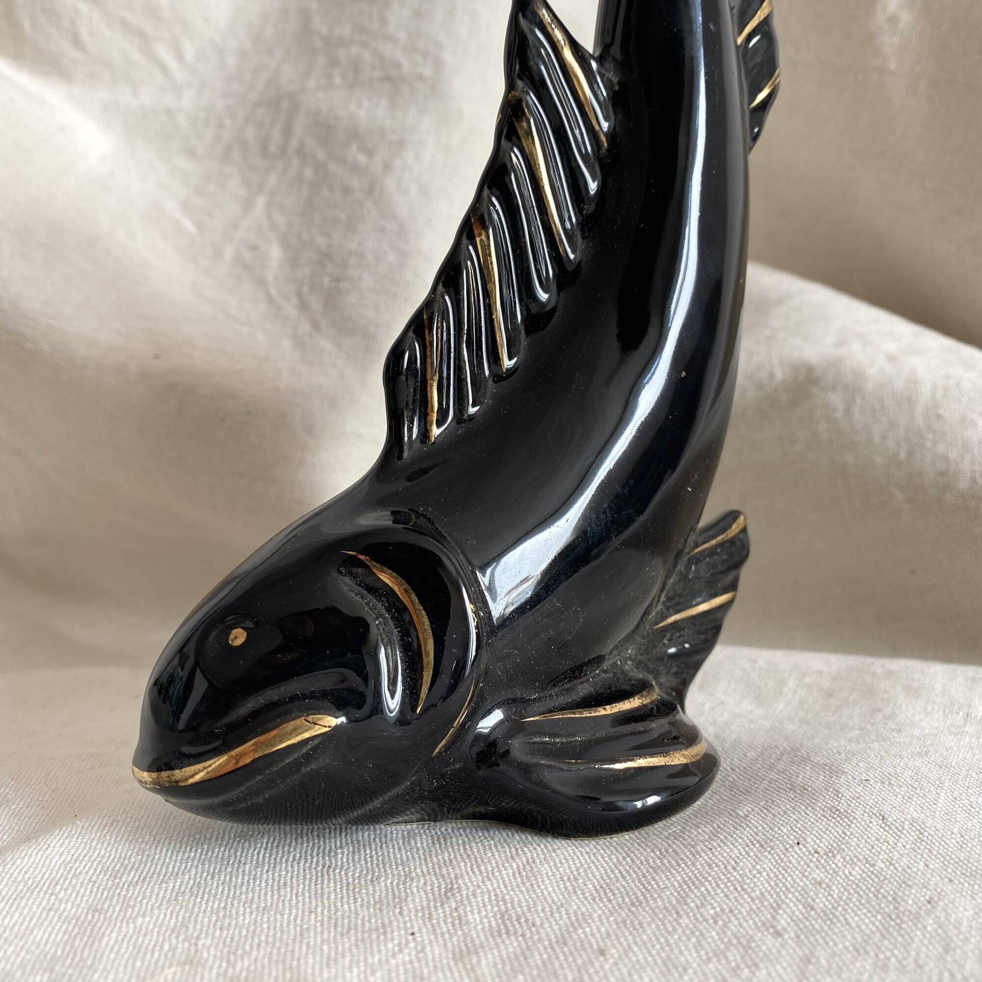 60s fish vase
