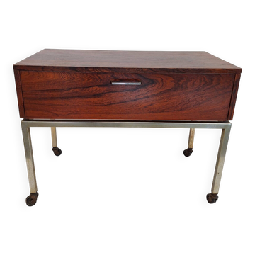 Table d'appoint en palissandre vintage / commode / dressoir