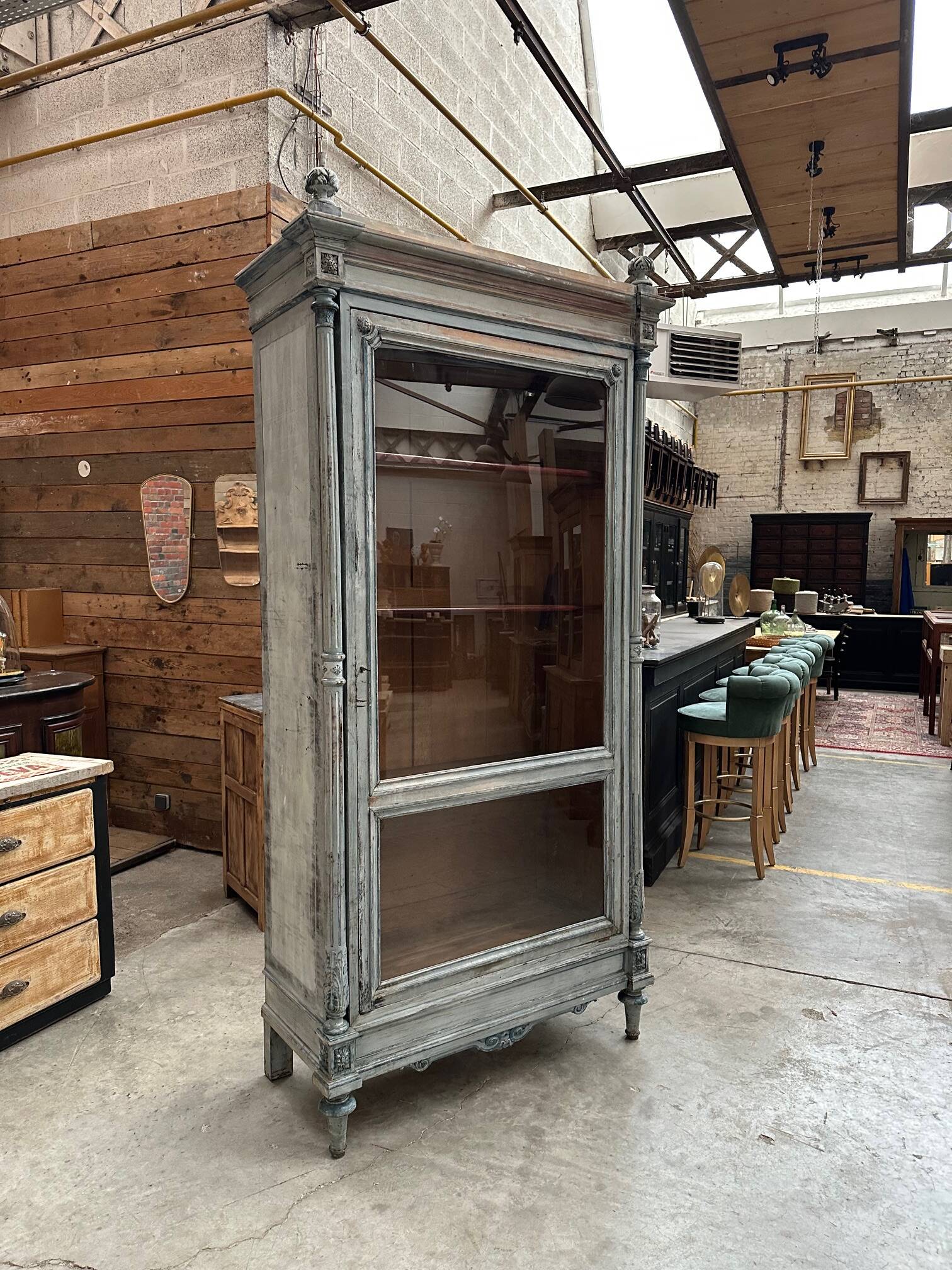 Vitrine patinée Fin XIXème