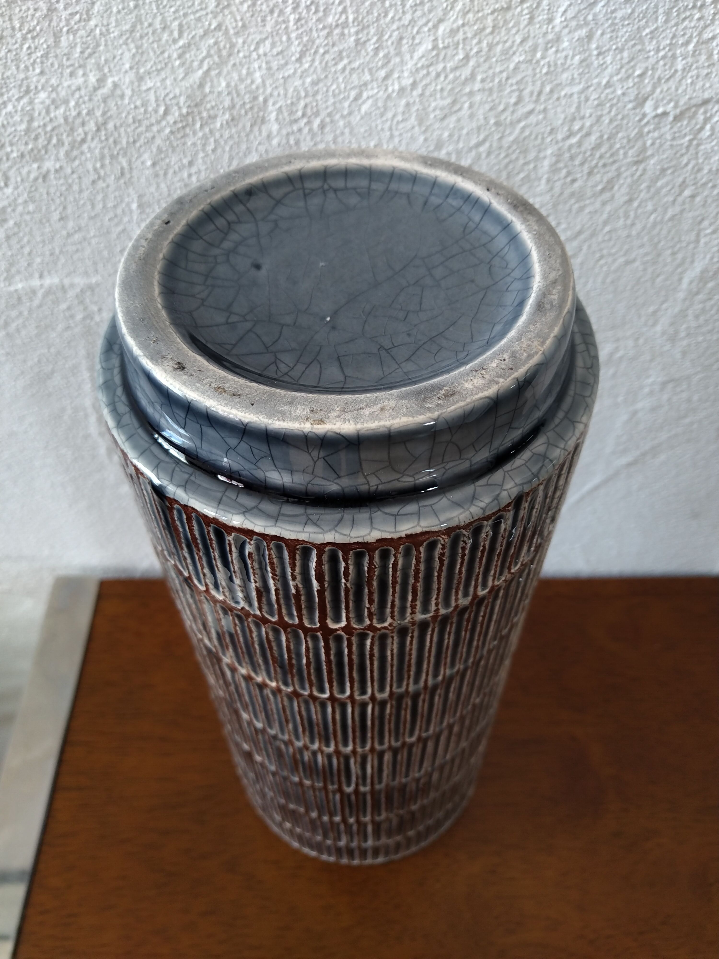 Vase en céramique art déco