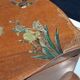 Ancien coffret peint/boîte à ouvrages/bijoux monogrammé CL