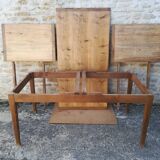 Farmhouse table with two extensions