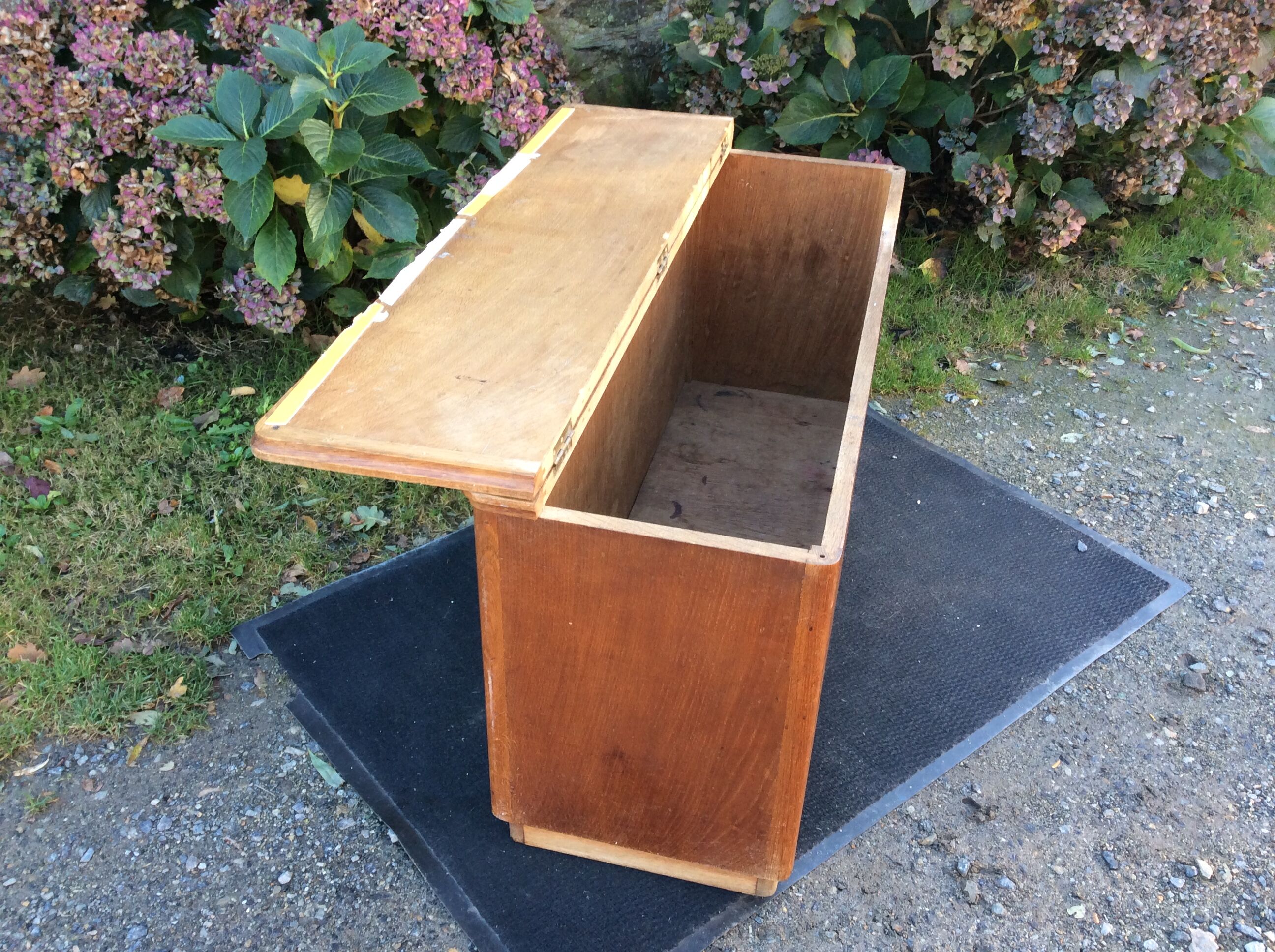 Vintage oak chest 50s