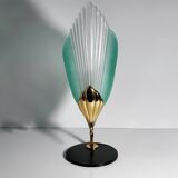 Pair of Nefertiti Murano table lamps