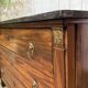 Commode Empire en acajou et dessus marbre XIXème