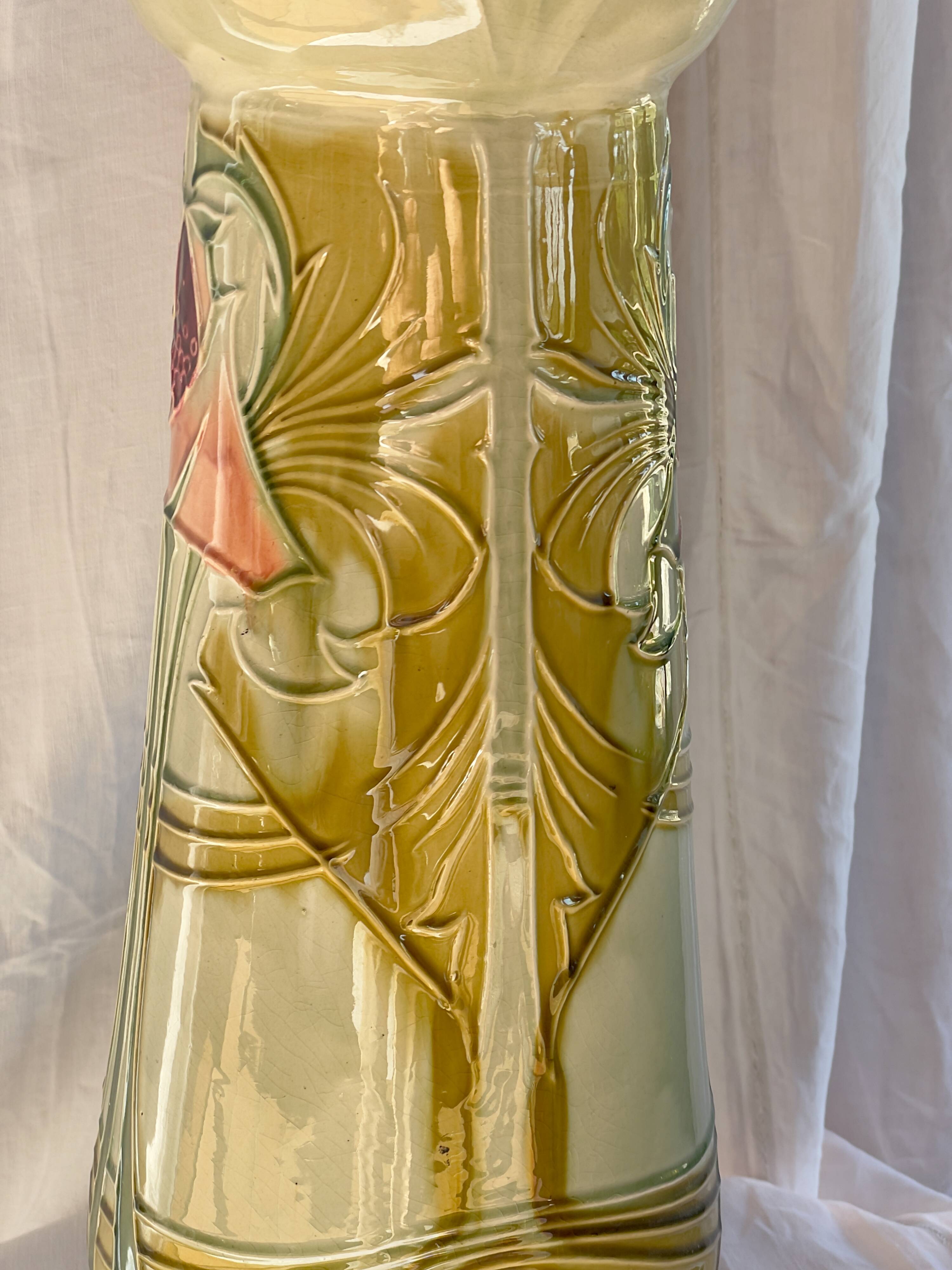 Art Nouveau column 1903 - Minton UK factory, slip-cast ceramic.