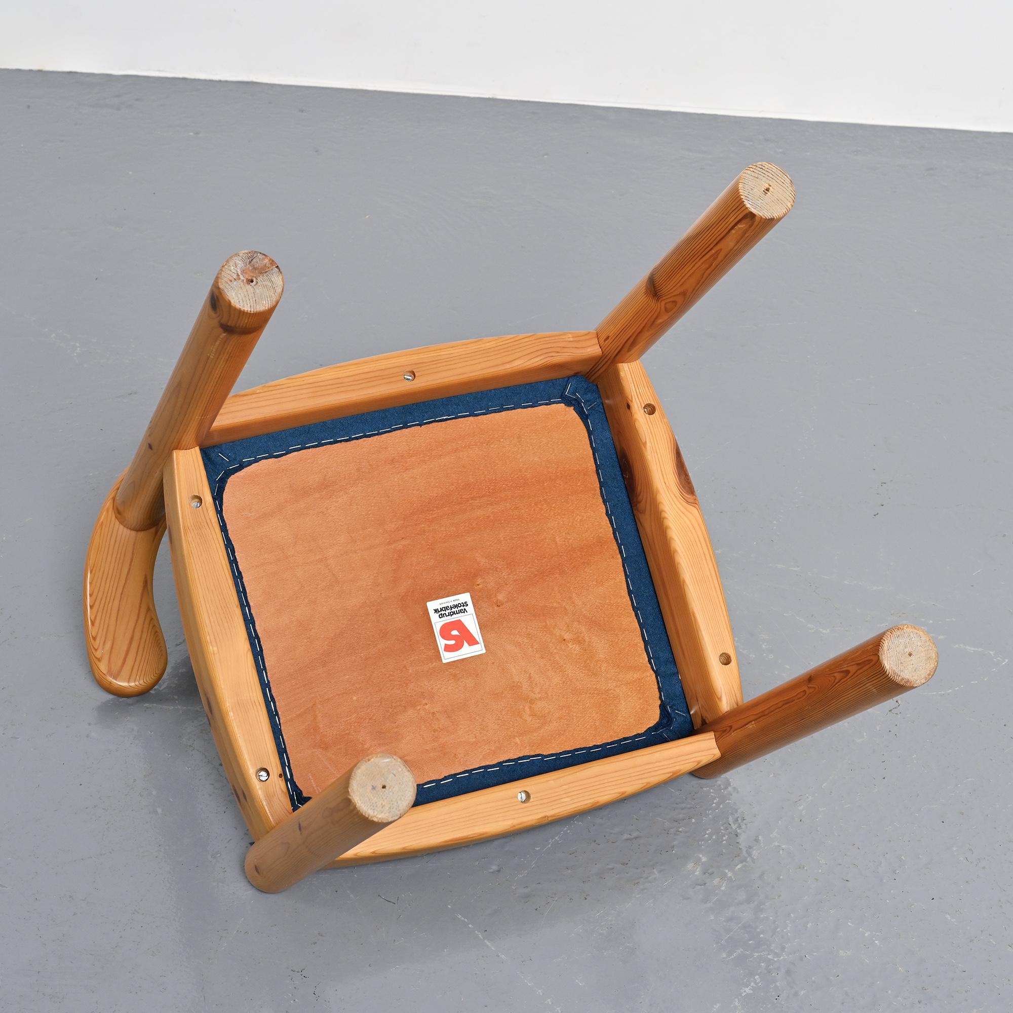 Suite de six fauteuils Vamdrup Stolefabrik, Danemark, circa 1970