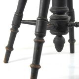 Dutch antique adjustable piano stool