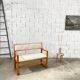 Vintage oak bench from the 50s