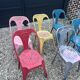 8 chaises Multipl's par Joseph Mathieu, années 50