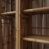 Armoire en bambou et rotin du milieu du siècle, Italie vers 1960