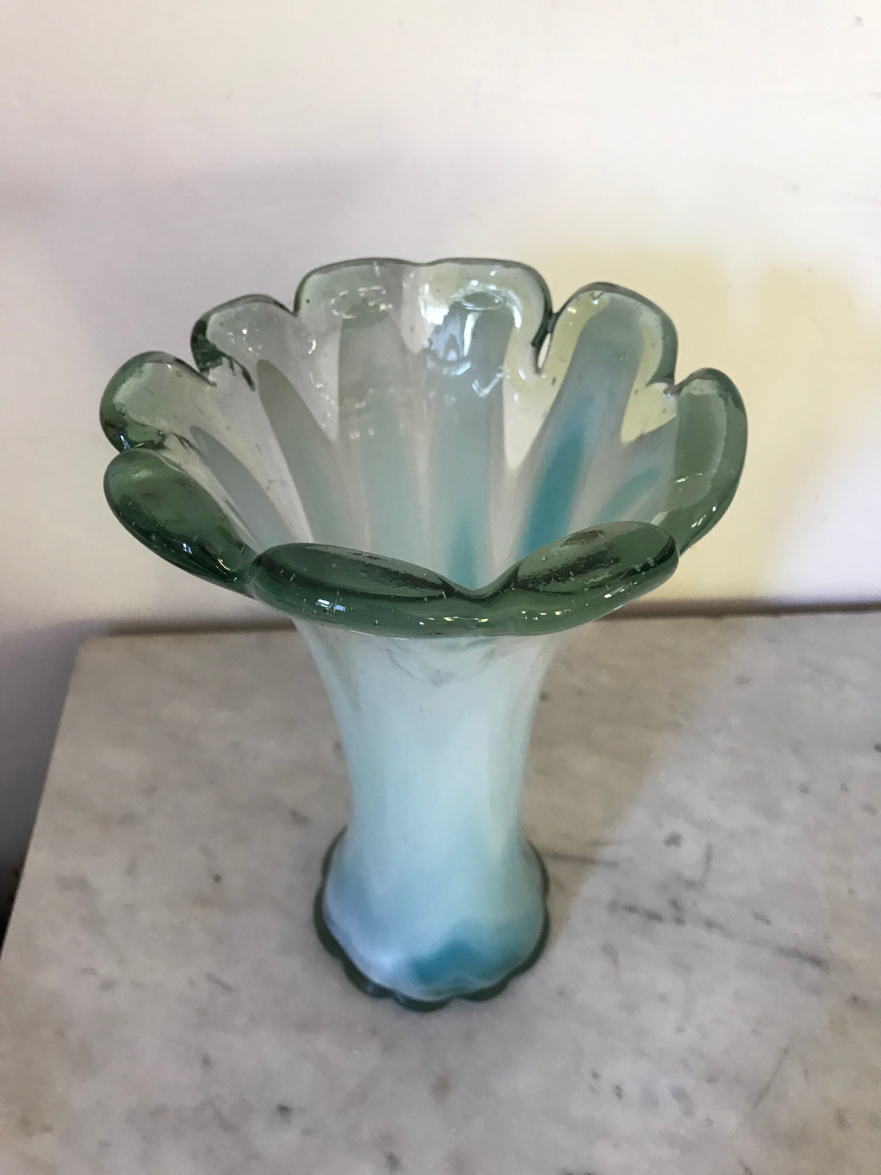 Blown glass vase 27cm