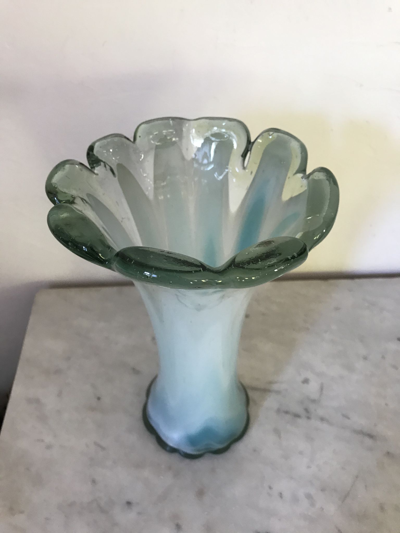 Vase en verre soufflé 27cm