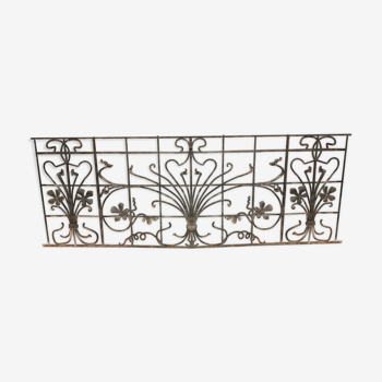 Art Nouveau iron cast iron railing