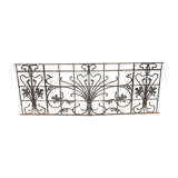 Art Nouveau iron cast iron railing