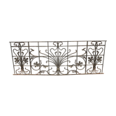 Art Nouveau iron cast iron railing