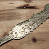 Ancien Couteau à gâteau en métal