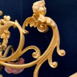 Golden antique bronze chandelier