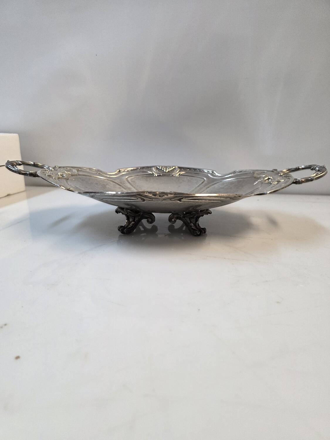 Louis XV style silver-plated metal centerpiece