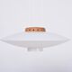 White Mid-Century Modern pendant model "Ufo" by Uno and Östen Kristiansson