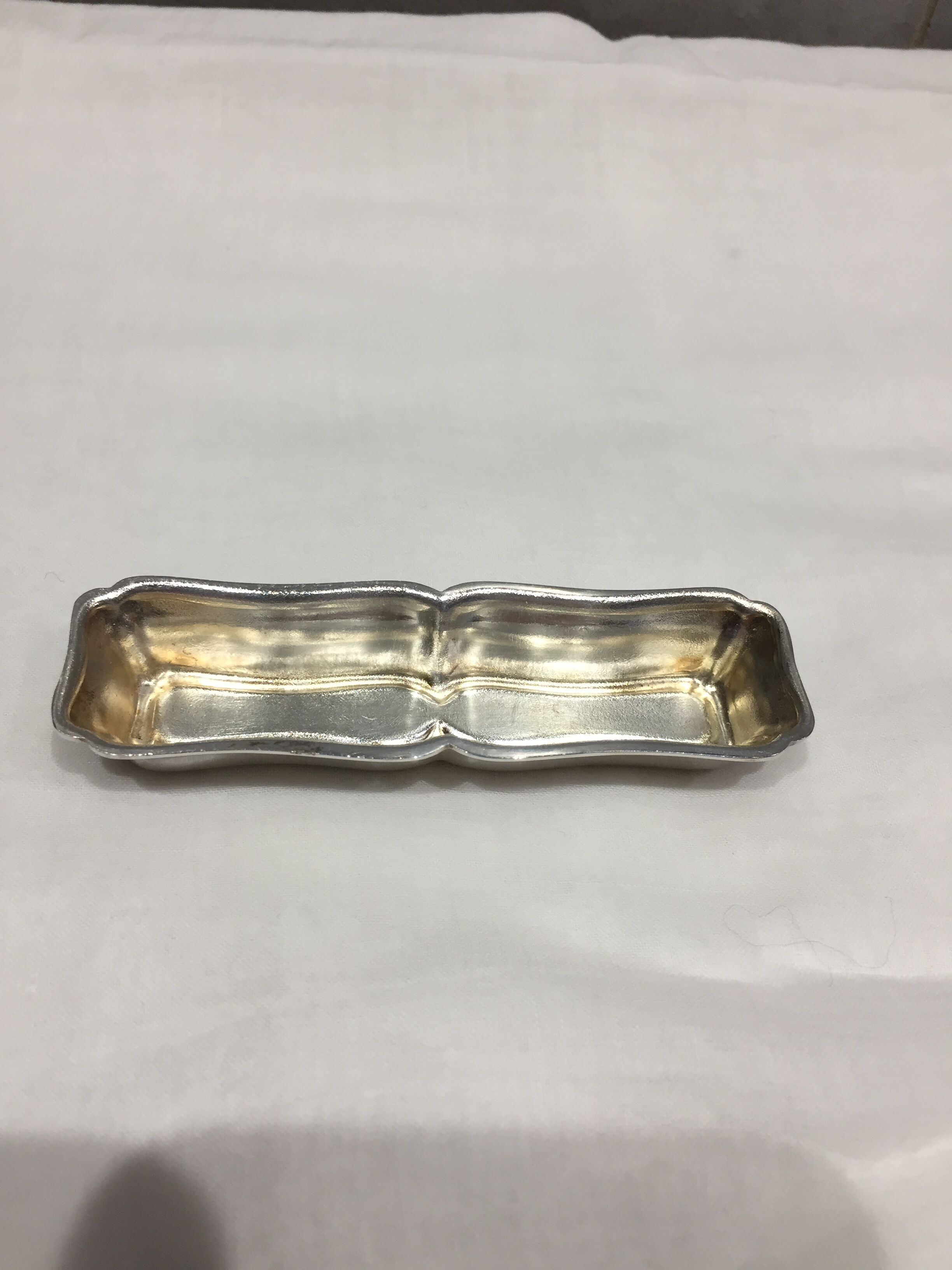 Lot of 12 silver metal knive holders