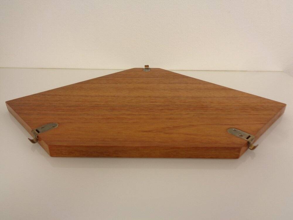 Swedish Teak Corner Shelf by Kajsa and Nils Nisse Strinning for String, 1950s