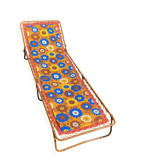 Vintage and new 70s sun lounger