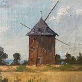 Oil on canvas signed and dated 1910