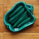 Vintage Vallauris bell pepper-shaped earthenware dish