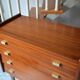 Commode années 60 façade inclinée