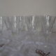 Ensemble de 6 coupes a champagne verre taillé transparent