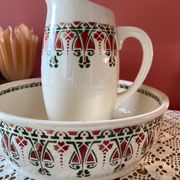 Art Deco toilet set