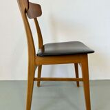 Vintage Danish set of 6 chairs teak - skai