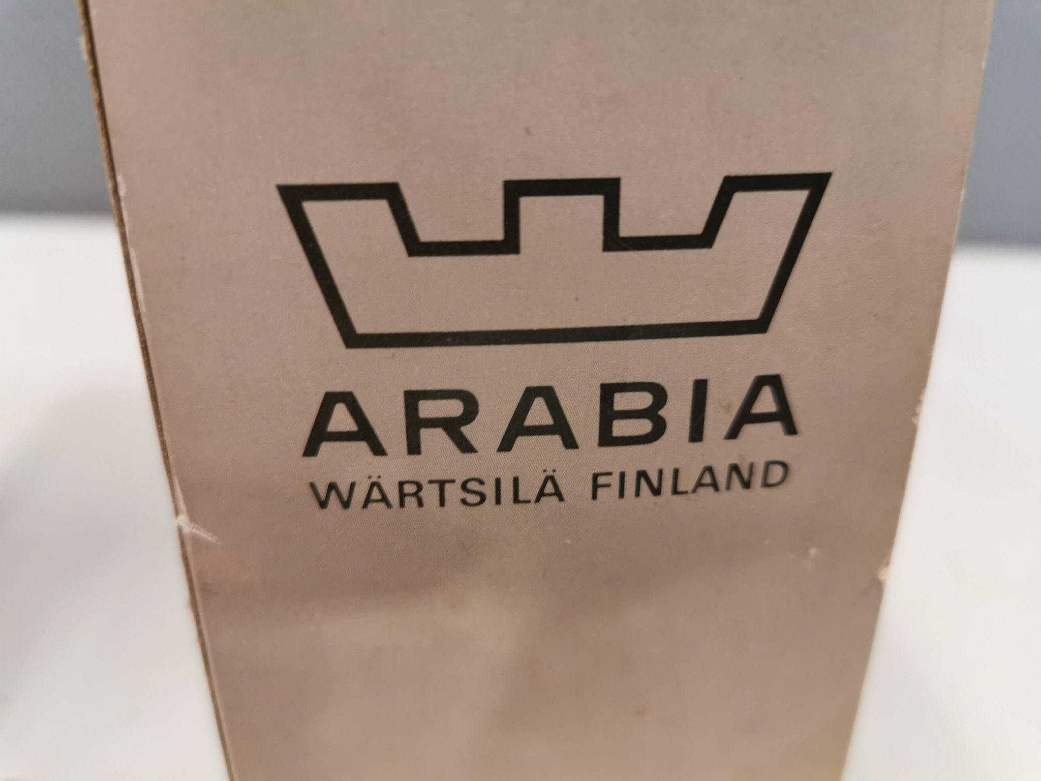 Original Irish coffee glasses from Arabia Finland, estimated 1980s, designed by Heikki Orvola