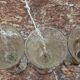 Biot: set of 10 vintage bubble glass glasses circa 1950-1970