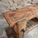 Rustic old workbench, carpenter's bench, console, washbasin unit, around 1900.