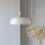 Clichy white glass pendant light