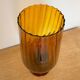 Large amber vase from the 1960s.