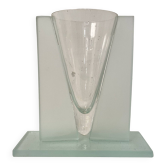 Postmodern geometric vase 1980