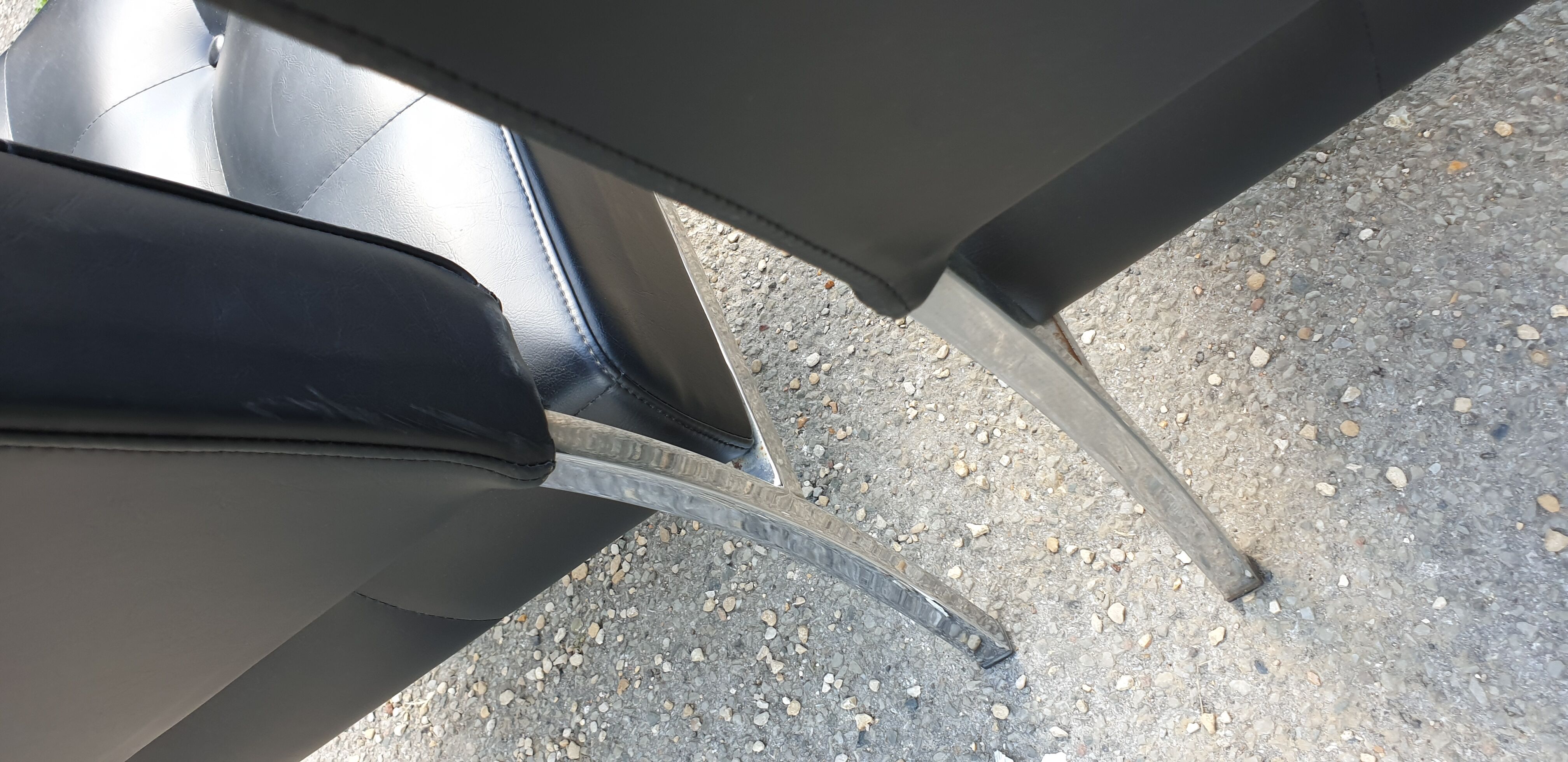 Armchairs 'capiton' black