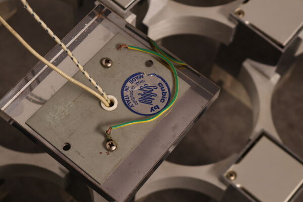 Plafonnier modèle 'Cubic' avec 13 luminaires par Sciolari - Italie - 1970's