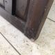 Vintage Indonesian teak shuttered mirror