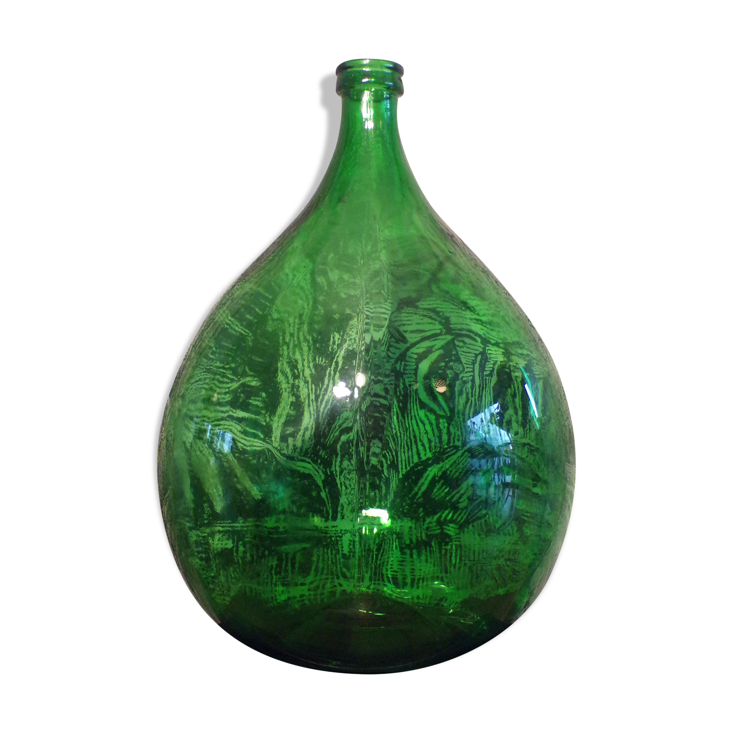 Demijohn ambrosio 20l green