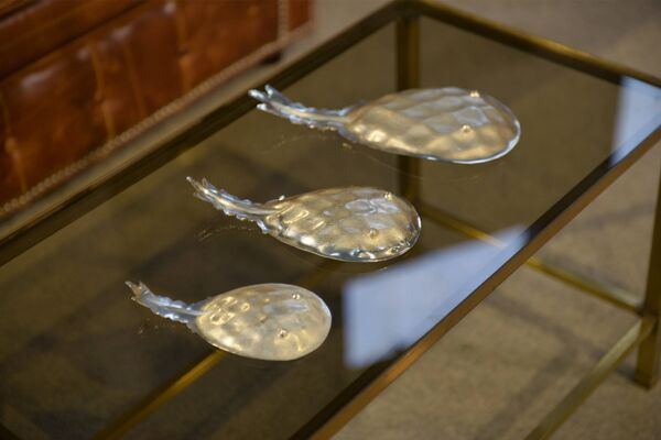 Ensemble décoratif gigogne ananas 1970’s